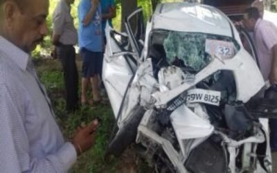 राजपुरा के पास हादसाग्रस्त हुई आल्टो कार, तीन की मौत