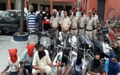 नशा तस्करी के आरोप में सात लोगों को पुलिस ने किया काबू