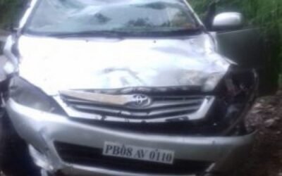 कपूरथला के परिवार का चिंतपुर्णी मार्ग पर हादसा, बच्ची की मौत