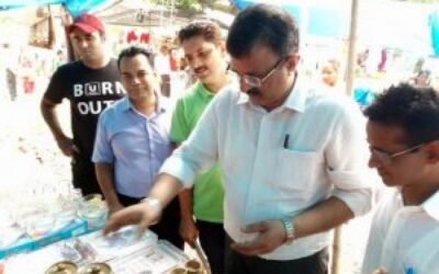वृंदावन मंदिर के मेले में विधायक हुए नतमस्तक