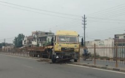 जालंधर के पठानकोट रोड पर मची अफरातफरी ,पड़े क्यों