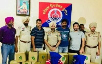 25 पेटी अवैध शराब के साथ दो काबू