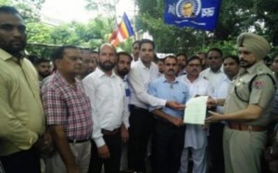 छह सितंबर के बंद को लेकर दलित समाज ने दिया मांग पत्र