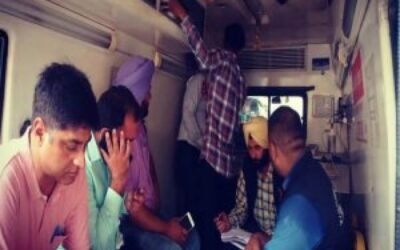 विजीलैंस की टीम ने सिविल अस्पताल जालंधर में की रेड