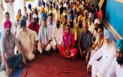 जोगिन्द्र सिंह मान ने गाँव वाहद, लक्खपुर व मलकपुर का किया तुफानी दौरान