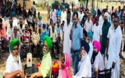 जोगिन्द्र सिंह मान ने गाँव बघाणा व हरबंसपुर में की चुनावी बैठकें