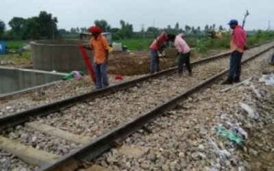 निरंतर बारिष से बैठा जालंधर नकोदर रेलवे ट्रैक, आवाजाहह हुई बाधित