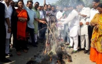 तेल की बड़ी कीमतों के चलते भाजपा का कैप्टन सरकार के खिलाफ विरोध प्रर्दशन शुरू