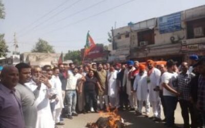 कपूरथला में लगे आह की होया कैप्टन मोया के नारे, देखें वीडीयो