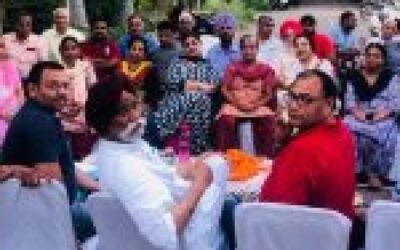 जोगिन्द्र सिंह मान ने सुनी ग्रेटर कैलाश निवासियों की समस्याएं