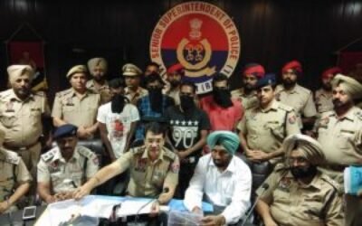जालंधर देहाती पुलिस इन फुल एक्शन, हवाला राषि और हथियारों सहित पांच काबू