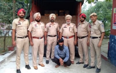 फगवाड़ा पुलिस ने 581 पेटियां शराब सहित एक को किया काबू