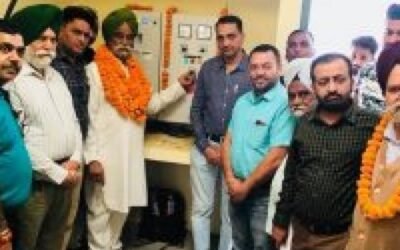 शहीद ऊधम सिंह नगर में 20 लाख की लागत से स्थापित वाटर ट्यूबवैल पंप का मान ने किया उद्घाटन