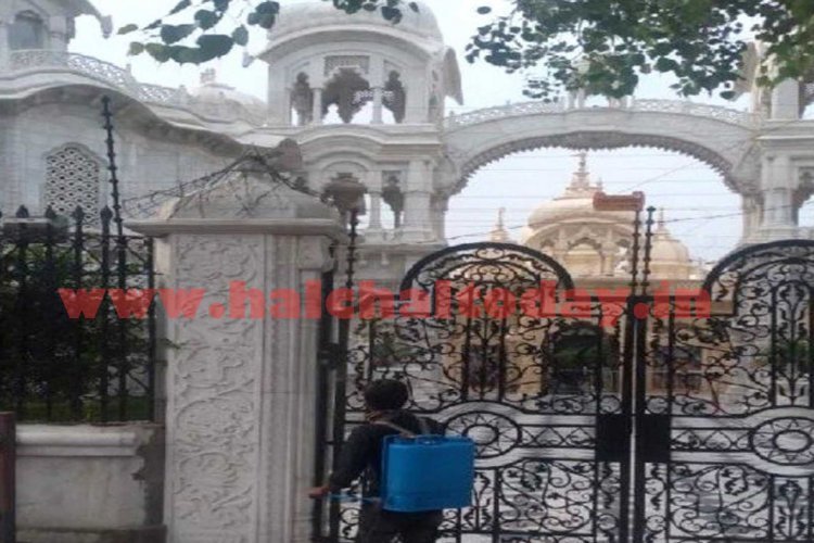 श्रीकृष्ण जन्माष्टमी से पहले वृंदावन का इस्कॉन मंदिर सील, विदेशी भक्त सहित 16 कोरोना पाज़िटिव