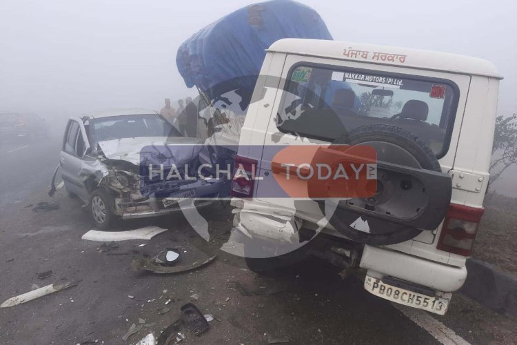 धुंध ने एक बार फिर से मचाया अपना कहर, फिल्लौर विच्च गडि्डयां च गडि्डयां वज्जियां