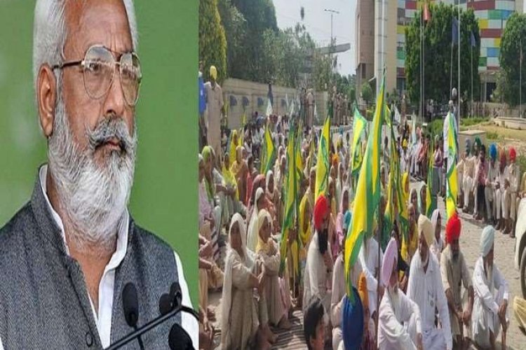 पंजाब के पूर्व मंत्री ज्याणी का बठिंडा में घेराव, किसानाें ने हाेटल के बाहर की नारेबाजी; पिछले गेट से निकाला