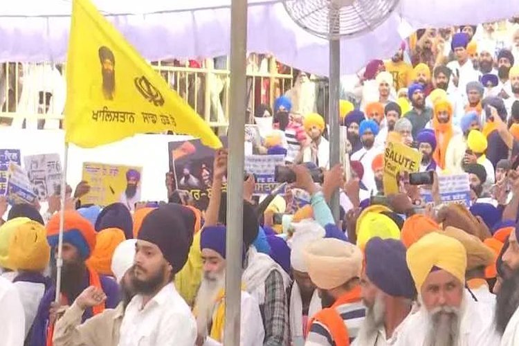 आपरेशन ब्लू स्टार की बरसी पर दरबार से में लगे खालिस्तान ज़िंदाबाद के नारे