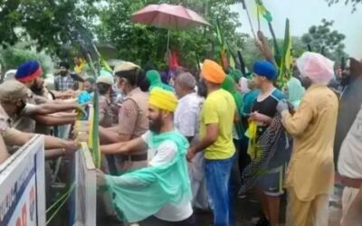 चंडीगढ़ से अमृतसर जाते हुए रास्ते में नवजोत सिंह सिद्ध का जम कर विरोध