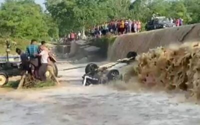 उत्तराखंड में बड़ा हादसा, नदी के तेज बहाव में बही पंजाब के पर्यटकों की कार