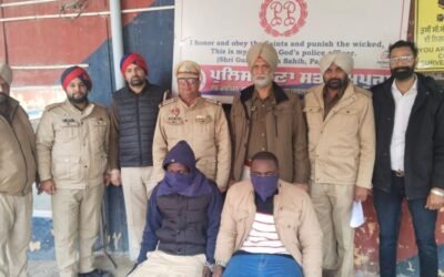 बिना वीज़ा फगवाड़ा में घूम रहे थे दो नाइजीरियन पुलिस ने किए गिरफ्तार