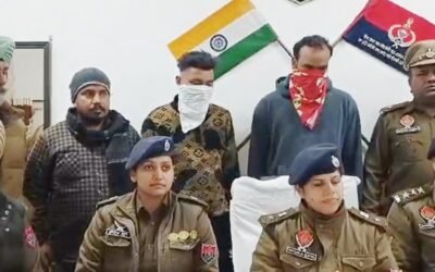 फिरौती लेकर टारगेट किलिंग करने व गैंगवार करने वाले दो गैंगस्टर गिरफ्तार