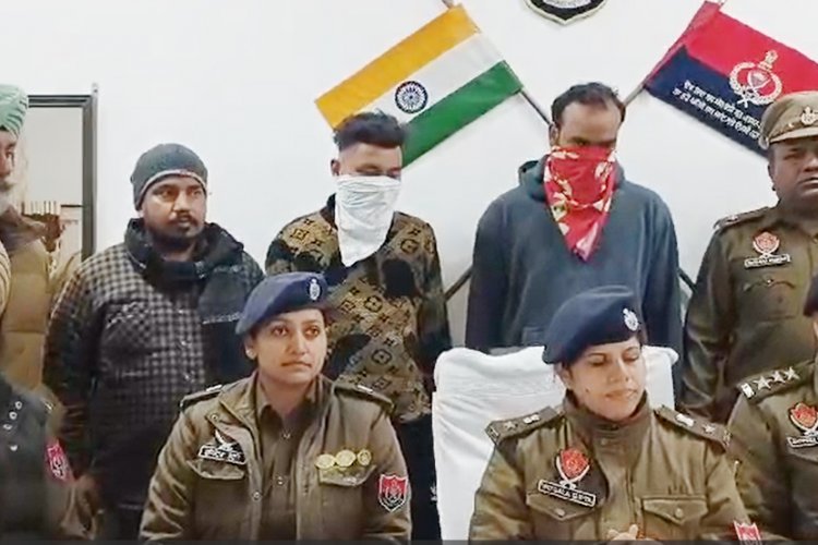 फिरौती लेकर टारगेट किलिंग करने व गैंगवार करने वाले दो गैंगस्टर गिरफ्तार