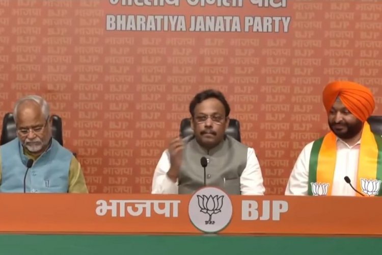 पंजाब में कांग्रेस को बड़ा झटका, पूर्व मुख्यमंत्री बेअंत सिंह के पोते ने थामा भाज़पा का कमल