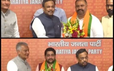 राजनिति के दो कट्टड़ दुश्मन एक साथ हुए भाज़पा में शामिल