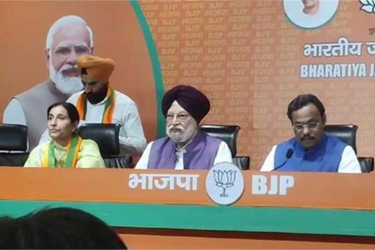 सिकंदर सिंह मलूका के बेटे और IAS बहू BJP में शामिल