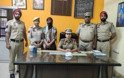 गोराया पुलिस की कामयाबी हैरोईन के साथ महिला गिरफ्तार