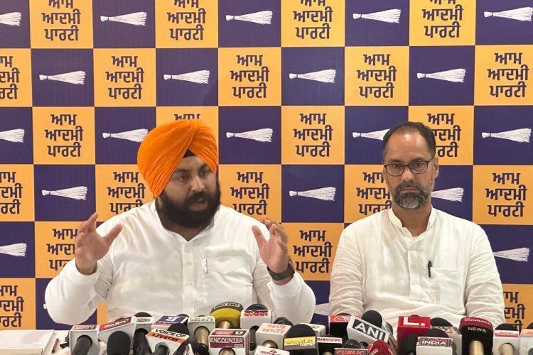 कांग्रेस ने जालंधर को बदहाली में धकेला; शहर के विकास और सौंदर्यीकरण के लिए रखे गए करोड़ों रुपए लूटे : आप