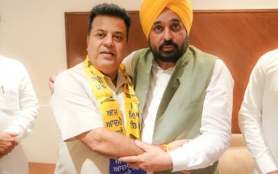 आप ने जालंधर में भाजपा और कांग्रेस को दिया बड़ा झटका, पूर्व डिप्टी मेयर प्रवेश तांगड़ी आप में शामिल