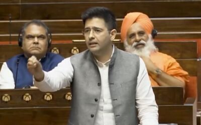 देश में दो आईपीएल चल रहे हैं, पहला इंडिया प्रीमियर लीग, जिसमें बैट-बॉल से खेल होता है और दूसरा इंडिया पेपर लीक, जिसमें पेपर लीक कर युवाओं के भविष्य से खिलवाड़ होता है- राघव चड्ढा