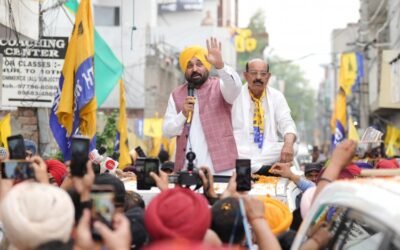 मुख्यमंत्री भगवंत मान ने जालंधर पश्चिम विधानसभा में की नुक्कड़ सभाएं, लोगों से आप उम्मीदवार मोहिंदर भगत को जिताने की अपील की