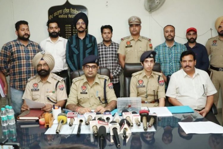 जालंधर देहाती पुलिस की बड़ी कामयाबी, 50 लाख की फिरौती मांगने वाले गिरफ्तार