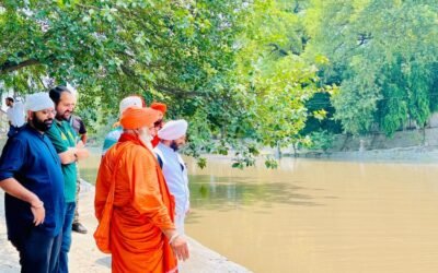 आम आदमी पार्टी इंचार्ज पंजाब जरनैल सिंह ने बेई नदी का दौरा किया