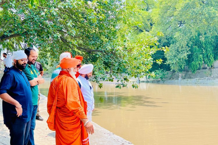 आम आदमी पार्टी इंचार्ज पंजाब जरनैल सिंह ने बेई नदी का दौरा किया