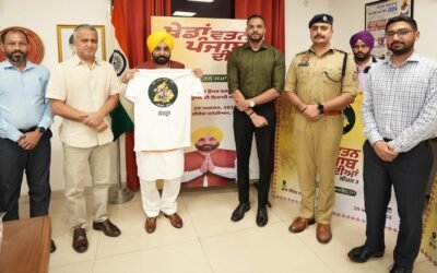 मुख्यमंत्री ने ‘खेडां वतन पंजाब दियां’ के तीसरे संस्करण की टी-शर्ट और लोगो लॉन्च किया