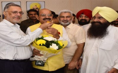 Mohinder Bhagat ने रक्षा सेवाएं कल्याण, स्वतंत्रता सेनानी और बागवानी मंत्री के तौर पर संभाला पदभार