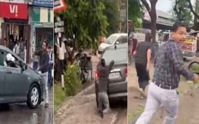 कार सवार युवकों का कारनामा, एडवोकेट को 100 मीटर तक ले गए घसीटते हुए