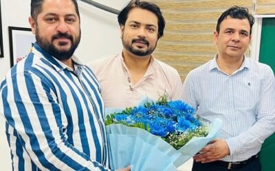 इलेक्ट्रानिक मीडिया एसोसिएशन के प्रधान संदीप साही ने पंजाब के सीएम भगवंत मान के OSD से की मुलाकात