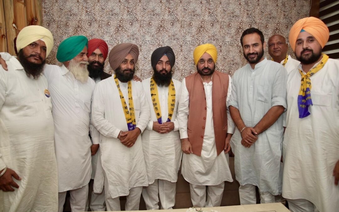 2022 चुनाव में भाजपा के बरनाला से उम्मीदवार रहें धीरज ददाहुर आप में शामिल