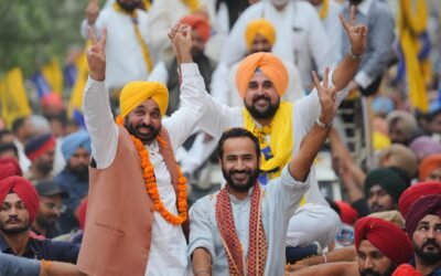 बरनाला में मुख्यमंत्री मान का भव्य रोड शो : आप उम्मीदवार हरिंदर धालीवाल के लिए किया प्रचार