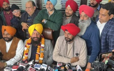 अमृतसर के ‘आप’ मेयर जतिंदर भाटिया का पदभार समारोह, मंत्री कुलदीप धालीवाल हुए शामिल