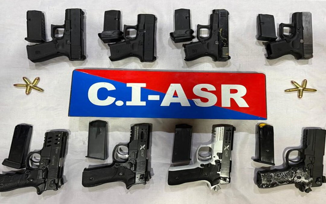 अमृत्सर पुलिस की कामयाबी, भारी मात्रा में बरामद किए हथियार