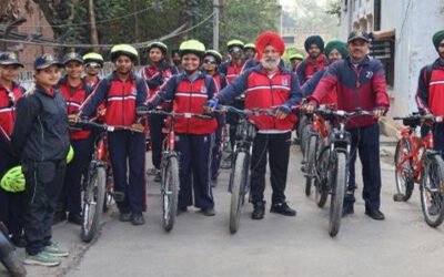 Jalandhar पहुंची नशा मुक्त पंजाब को लेकर निकाली साईकिल रैली