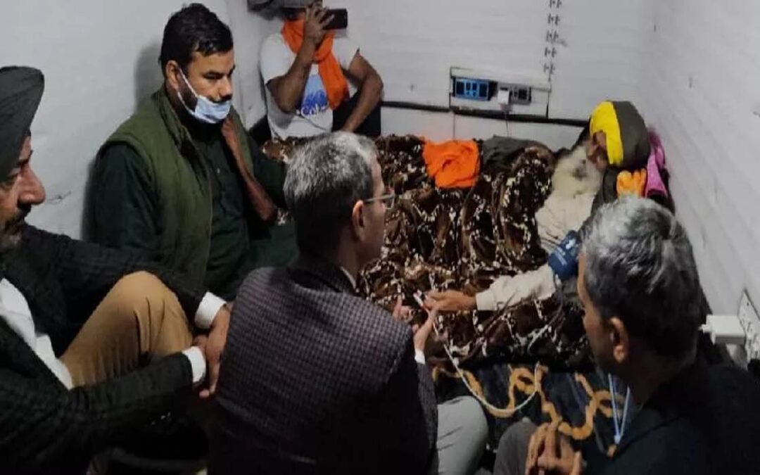 खनौरी बॉर्डर पर पहुंचे DGP पंजाब, किसान नेता डल्लेवाल से की मुलाकात