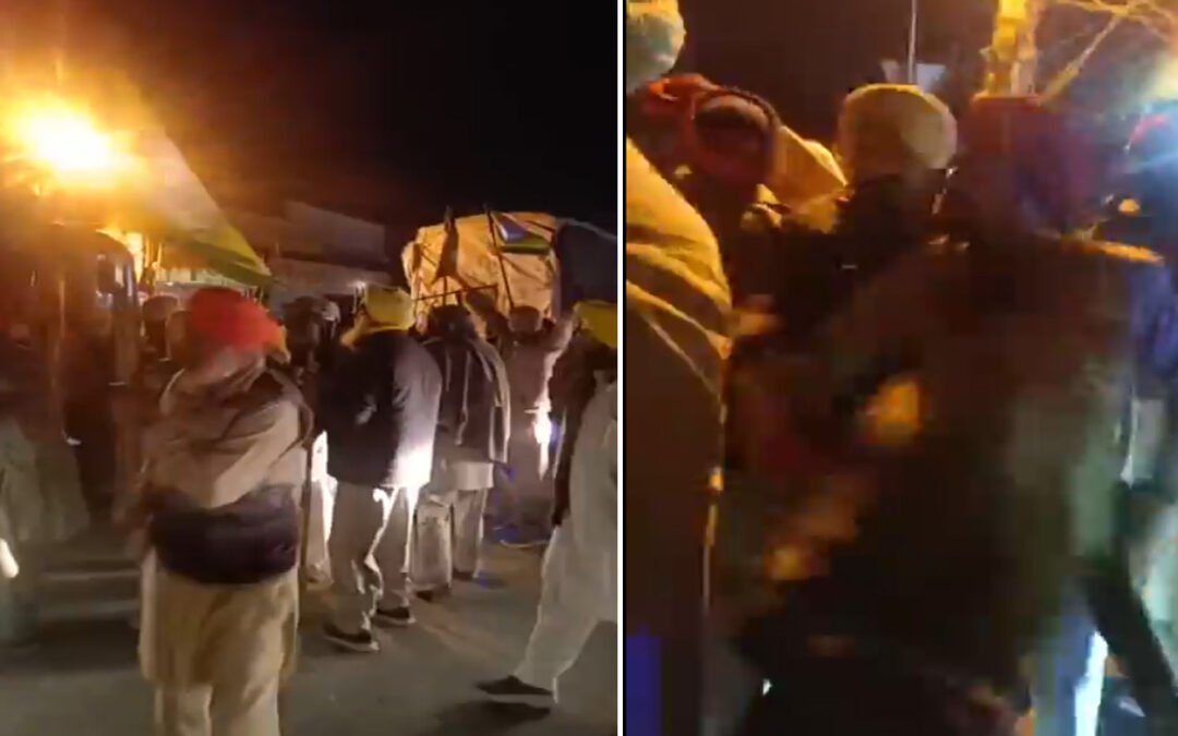 पंजाब में किसानों और पुलिस में हुई झड़प, मचा बवाल