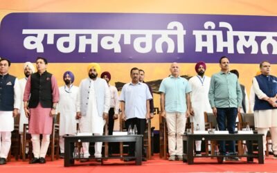 भगवंत मान ने आप कार्यकर्ताओं को बताया पार्टी की रीढ़, अरविंद केजरीवाल को बताया भारतीय राजनीति में बदलाव लाने वाला नेता