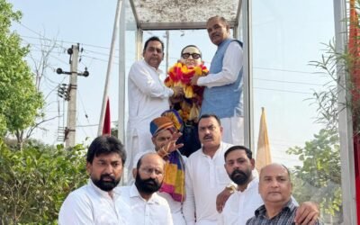 पन्नू की चुनौती को स्वीकार कर दिन भर फिल्लौर के डॉ अंबेडकर चौक पर डटे रहे सांपला